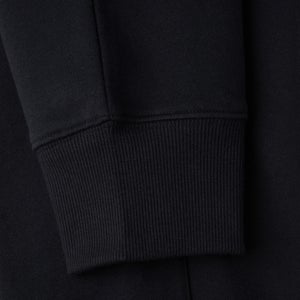 Mens Tapered Fleece Cuffpant Black