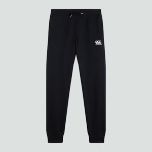 Mens Tapered Fleece Cuffpant Black