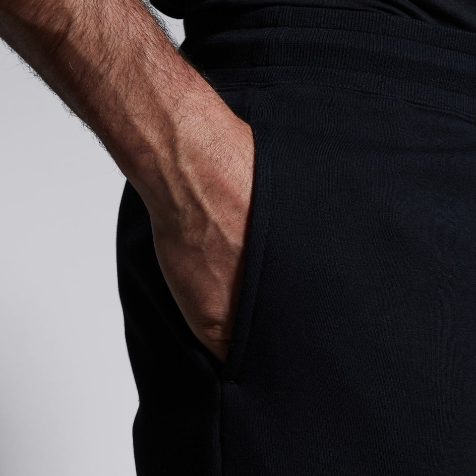 CANTERBURY TAPERED FLEECE CUFFPANT BLACK