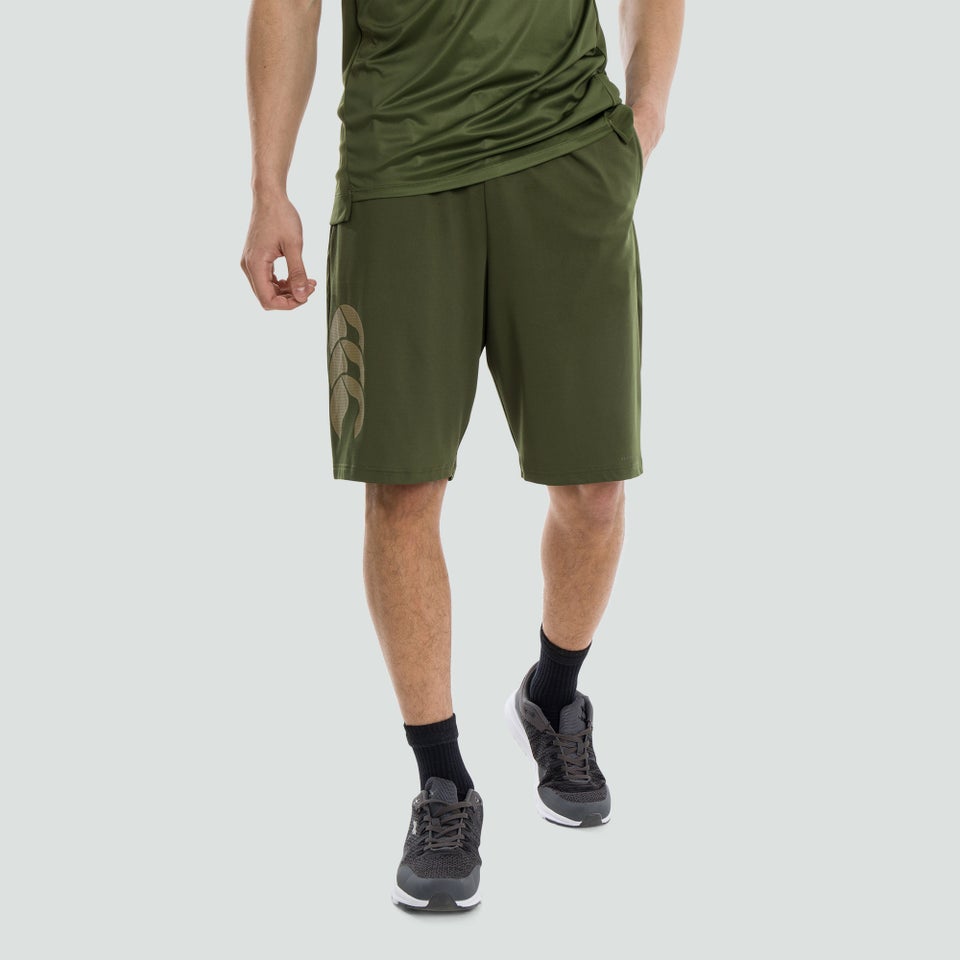 Mens Vapodri Poly Shorts Green