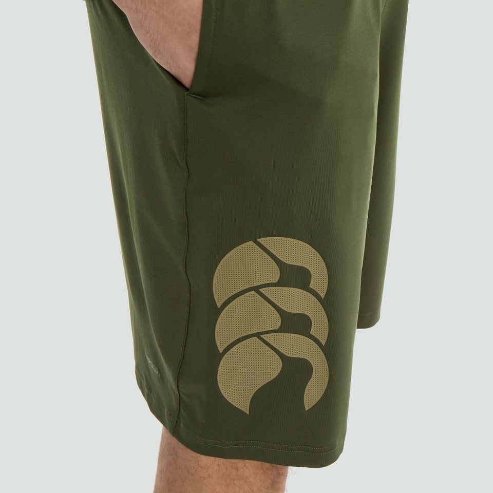 Mens Vapodri Poly Shorts Green
