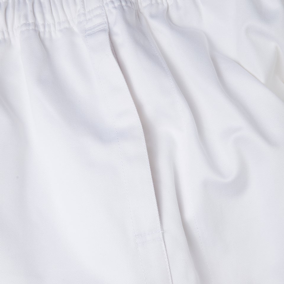 Mens Professional Cotton Short White