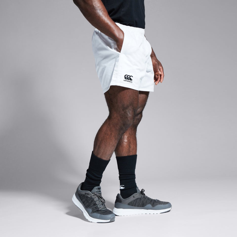 Mens Professional Cotton Short White