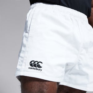 Mens Professional Cotton Short White