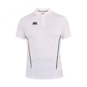 Mens Team Dry Polo Shirt White