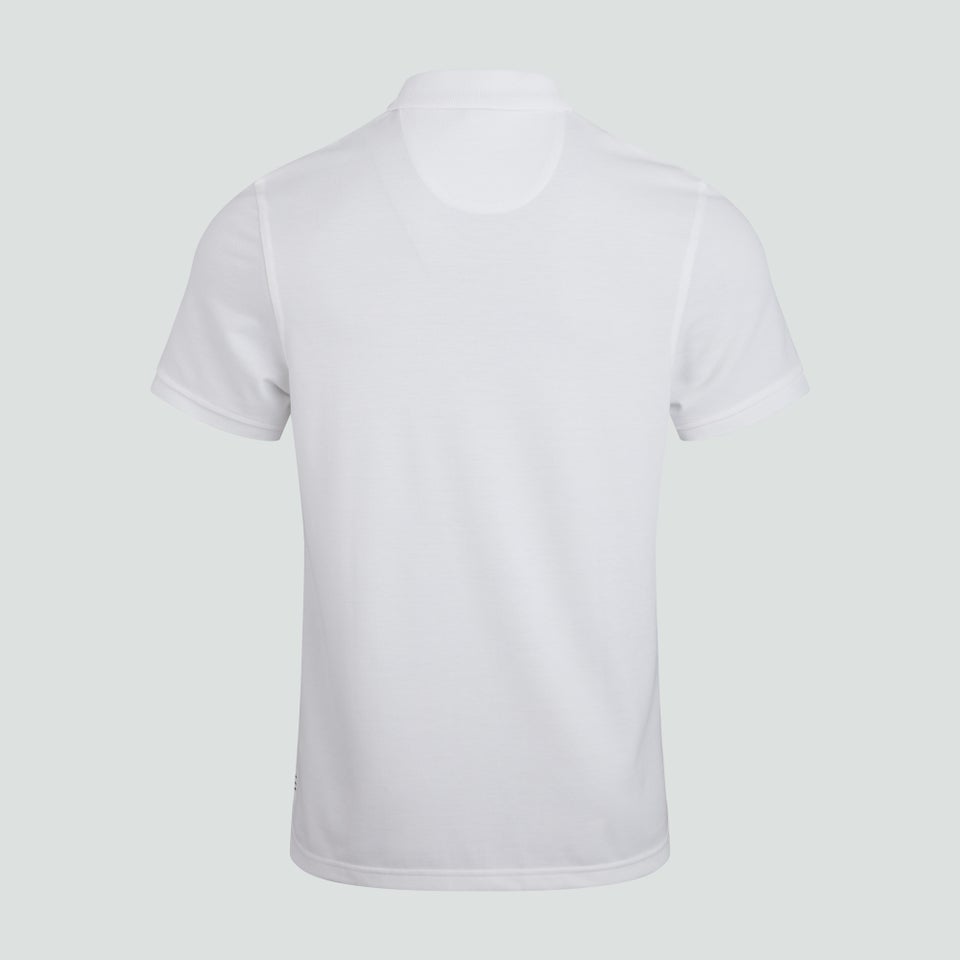 MENS WAIMAK POLO SHIRT IN WHITE