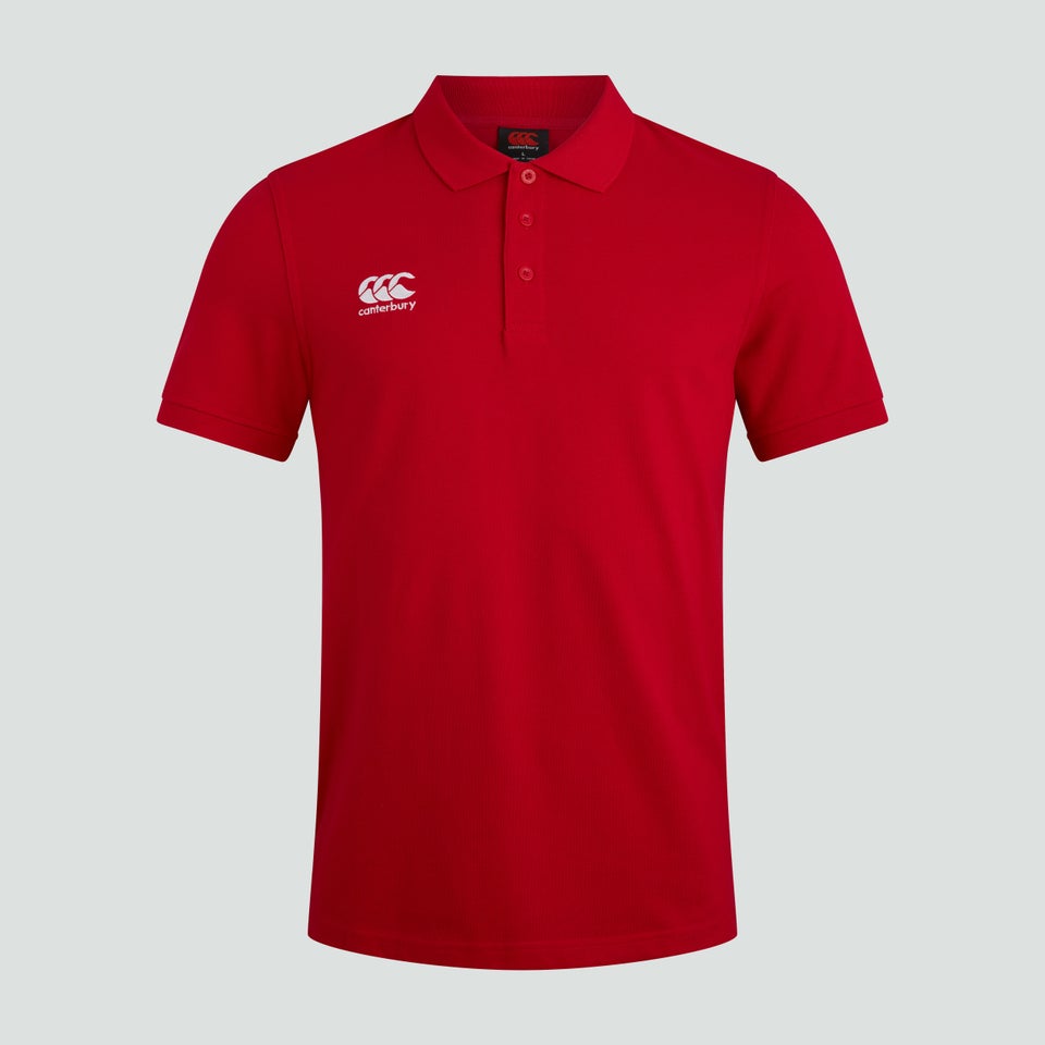 Mens Waimak Polo Shirt Red