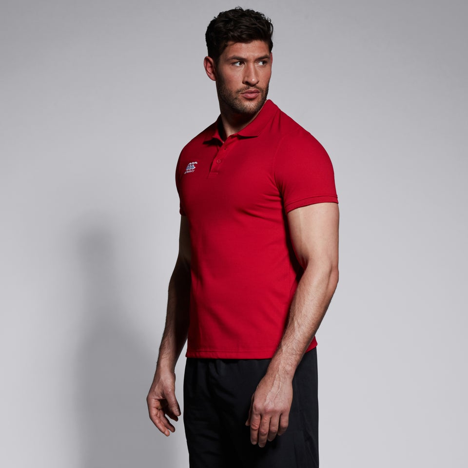 Mens Waimak Polo Shirt Red