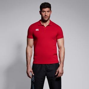 CANTERBURY WAIMAK POLO SHIRT FLAG RED - XS