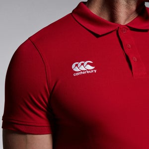 CANTERBURY WAIMAK POLO SHIRT FLAG RED