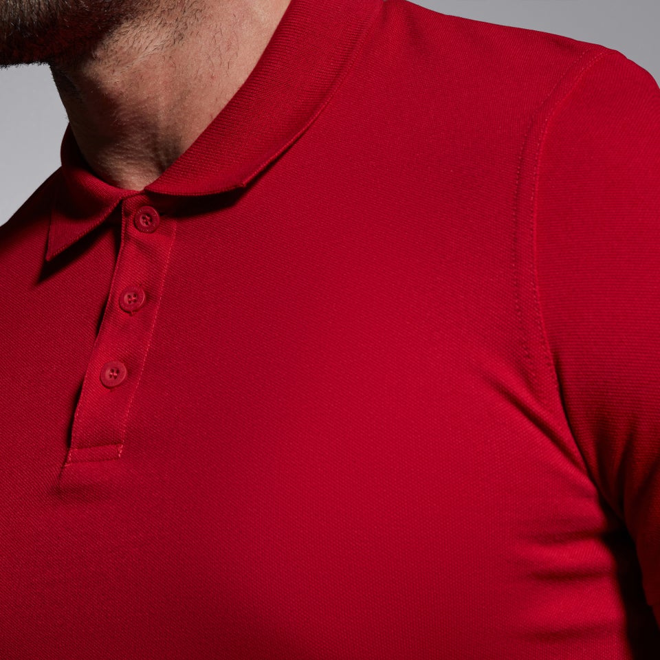 CANTERBURY WAIMAK POLO SHIRT FLAG RED