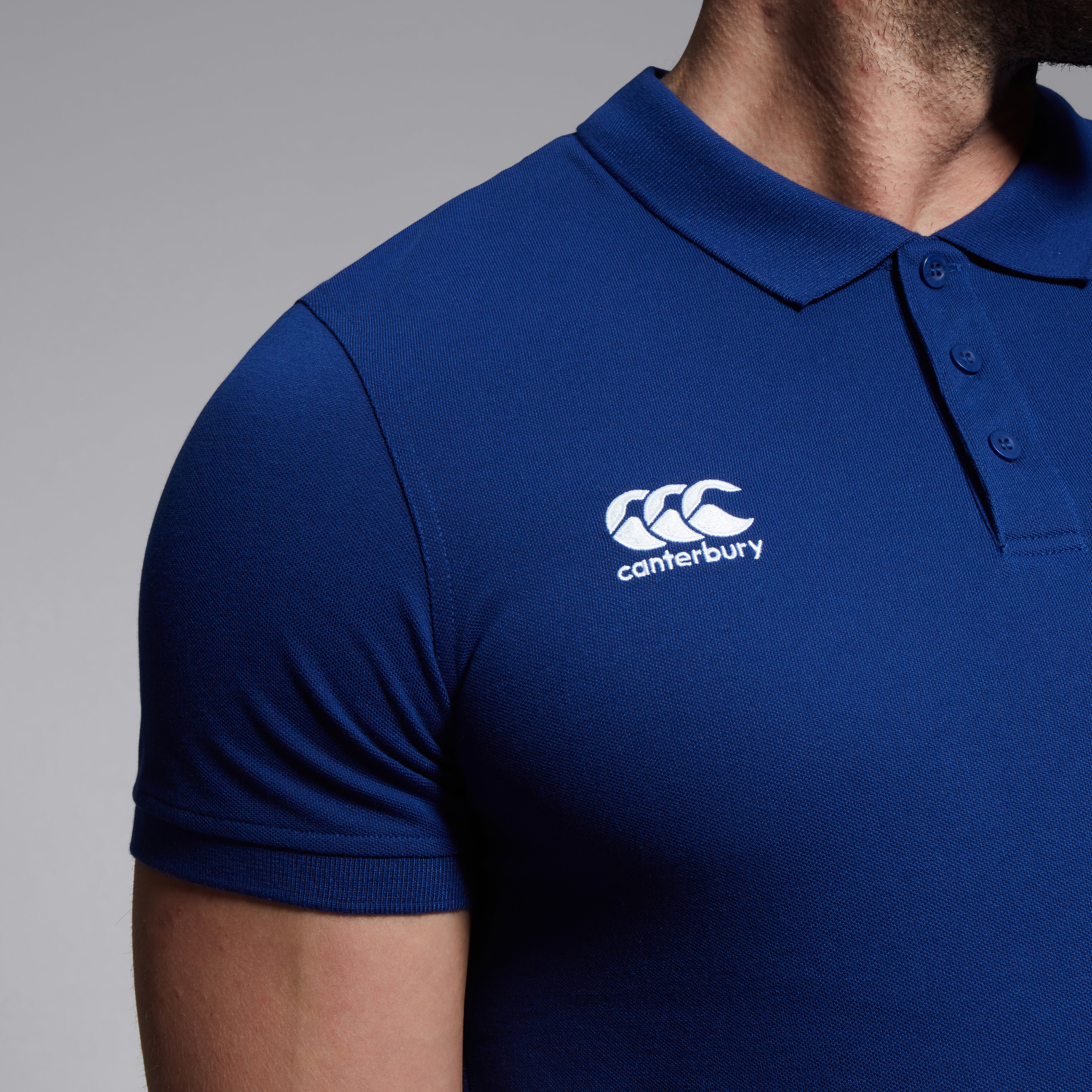 Mens Waimak Polo Shirt Blue | Canterbury
