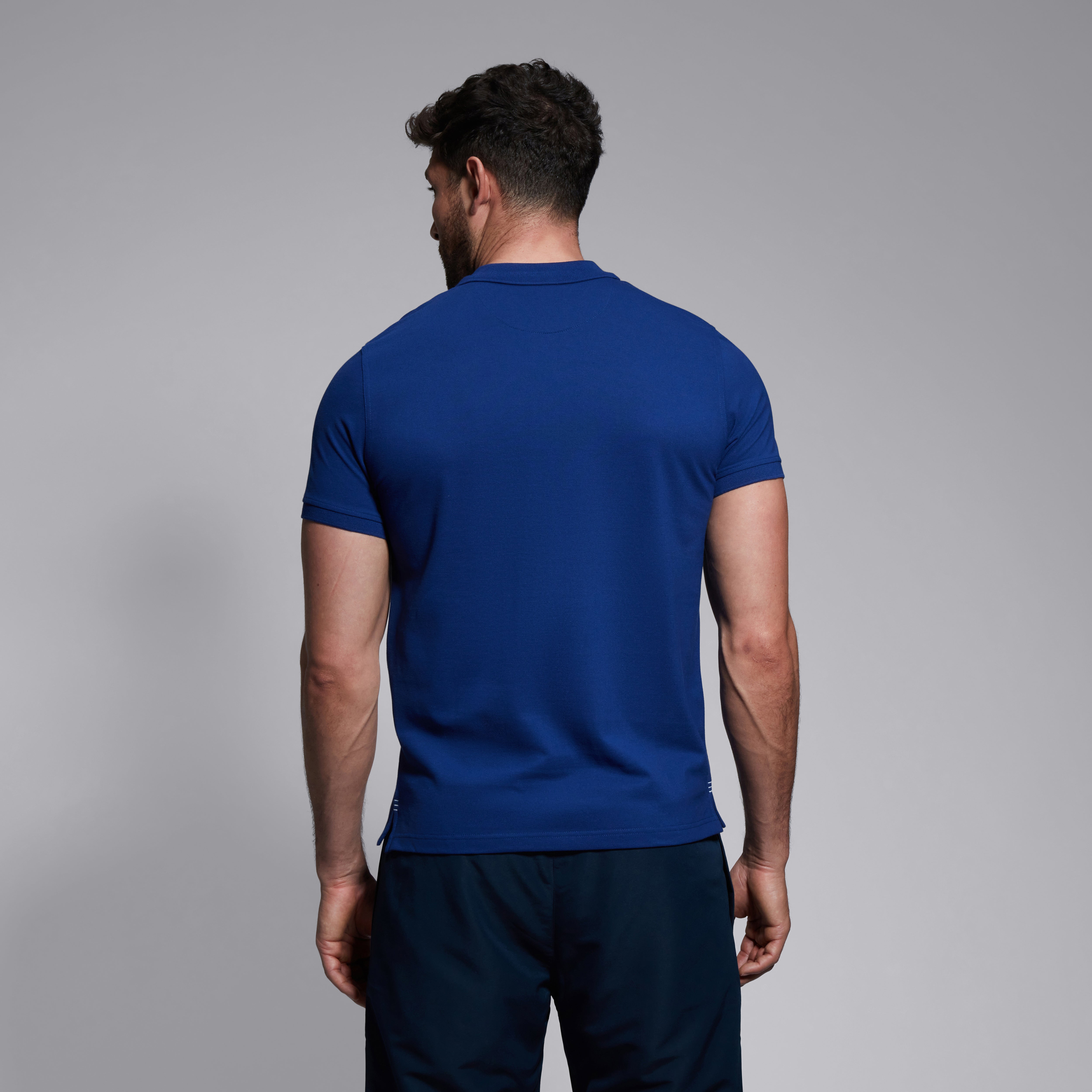 Mens Waimak Polo Shirt Blue | Canterbury