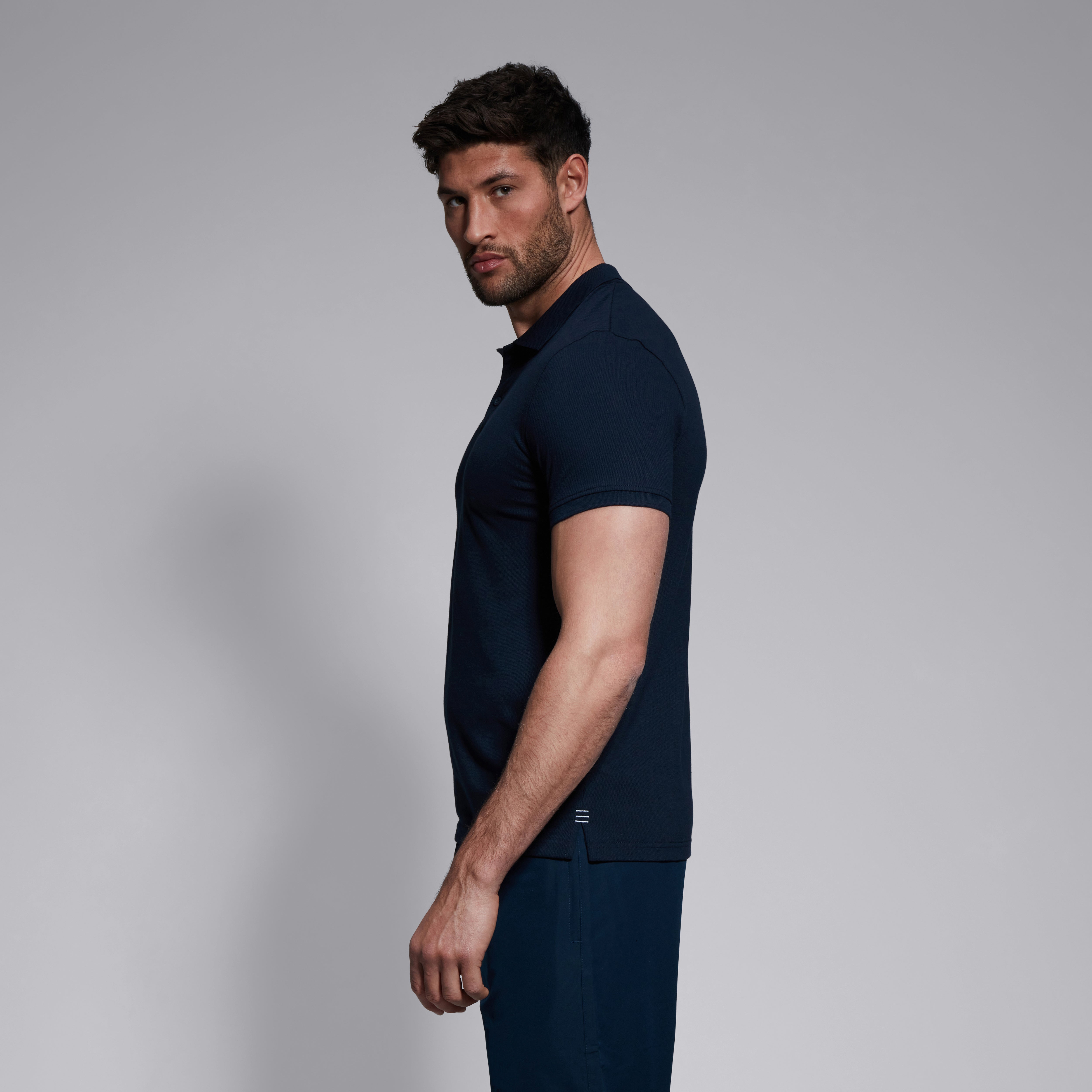 Mens Waimak Polo Shirt Navy | Canterbury