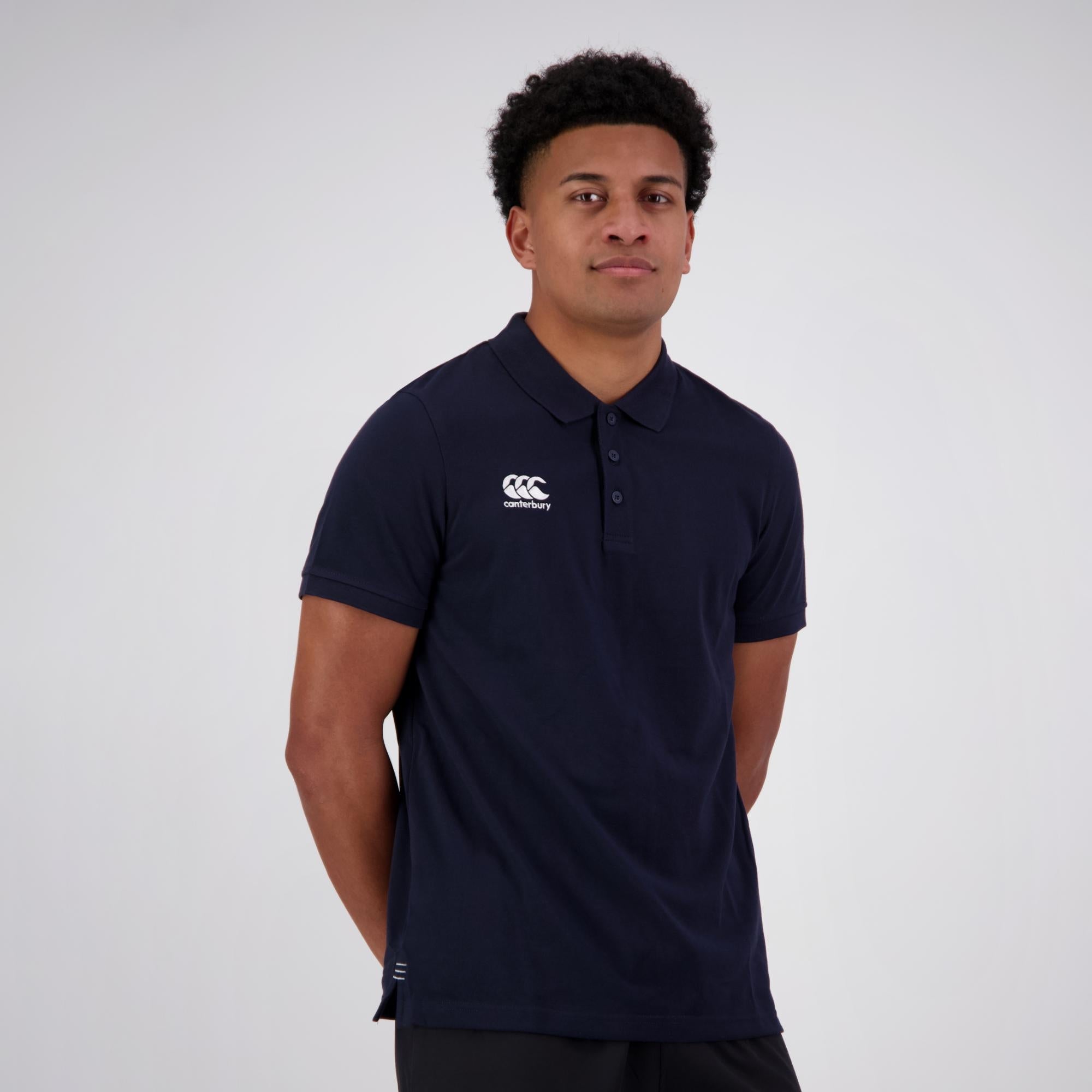 canterbury JAPAN MEDIA POLO ネイビー 5L Canterbury Club Dry Polo - Canterbury USA