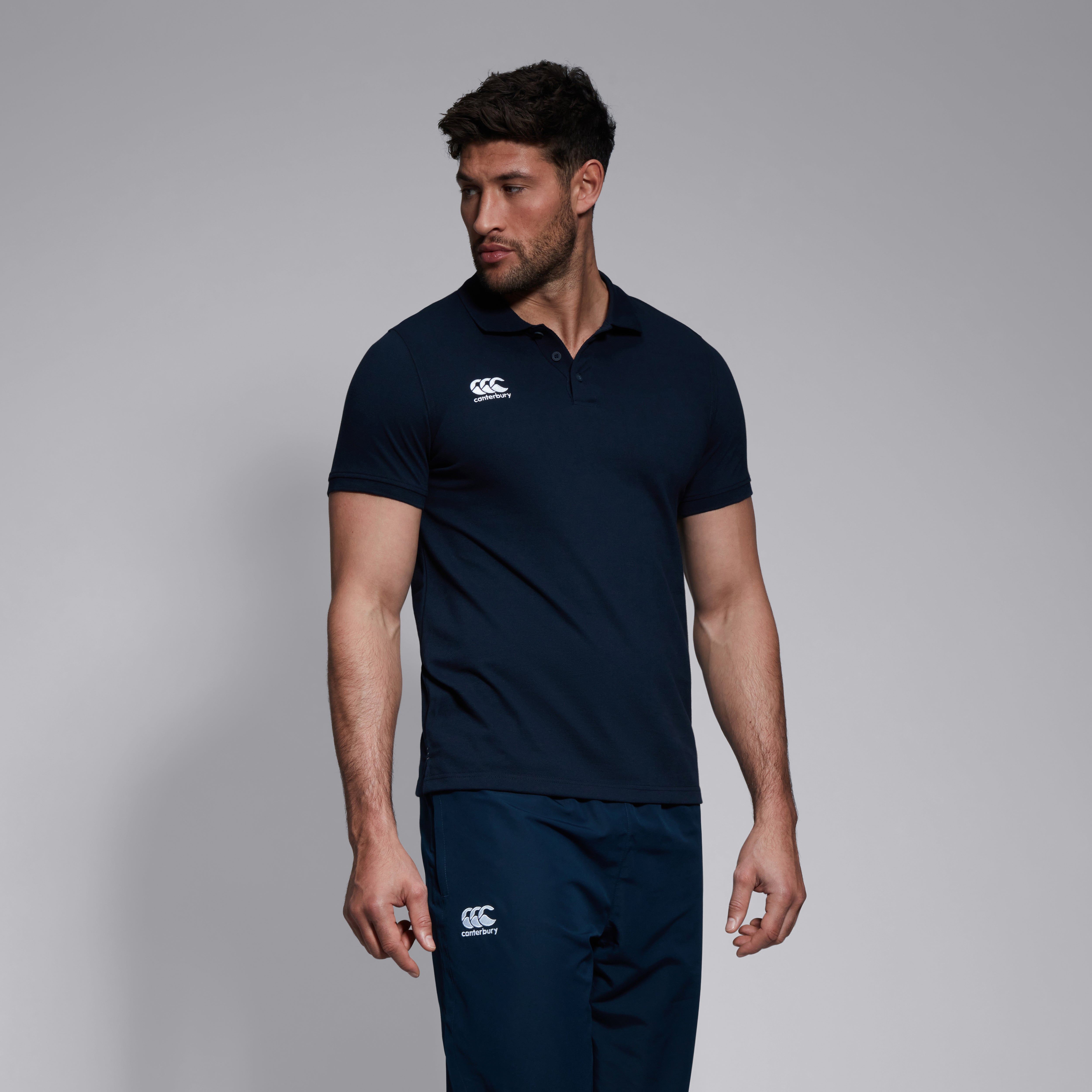 Mens Waimak Polo Shirt Navy | Canterbury