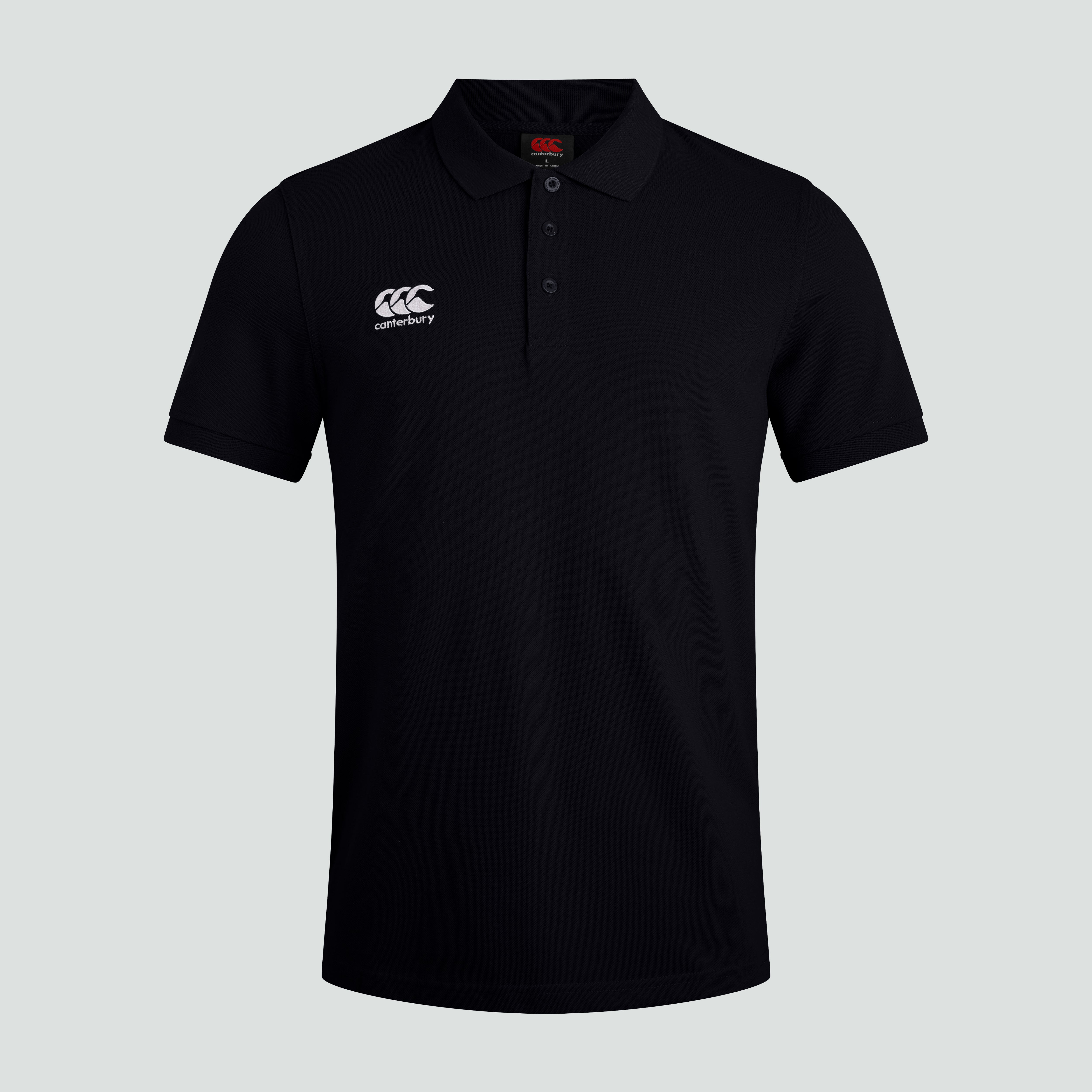 Mens Waimak Polo Shirt Black | Canterbury