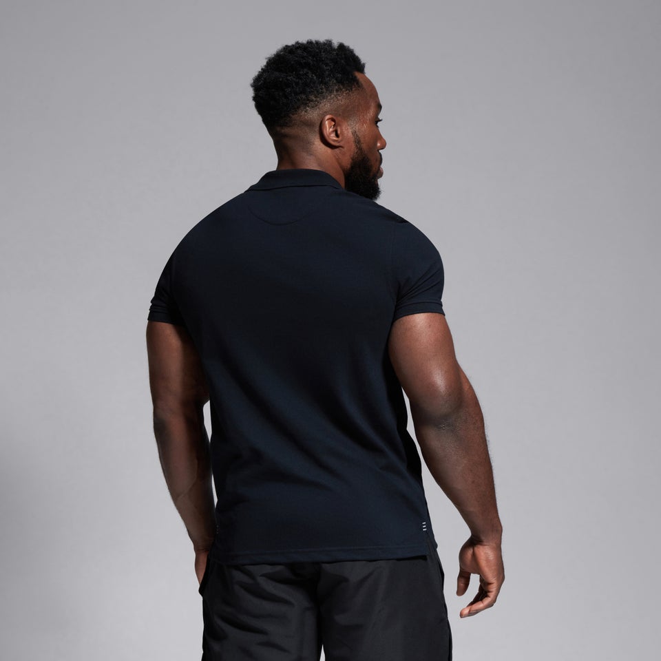 Mens Waimak Polo Shirt Black