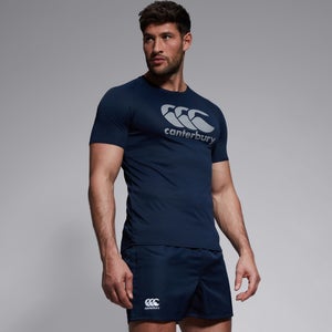CANTERBURY CORE VAPODRI LARGE LOGO T NAVY