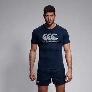 CANTERBURY CORE VAPODRI LARGE LOGO T NAVY