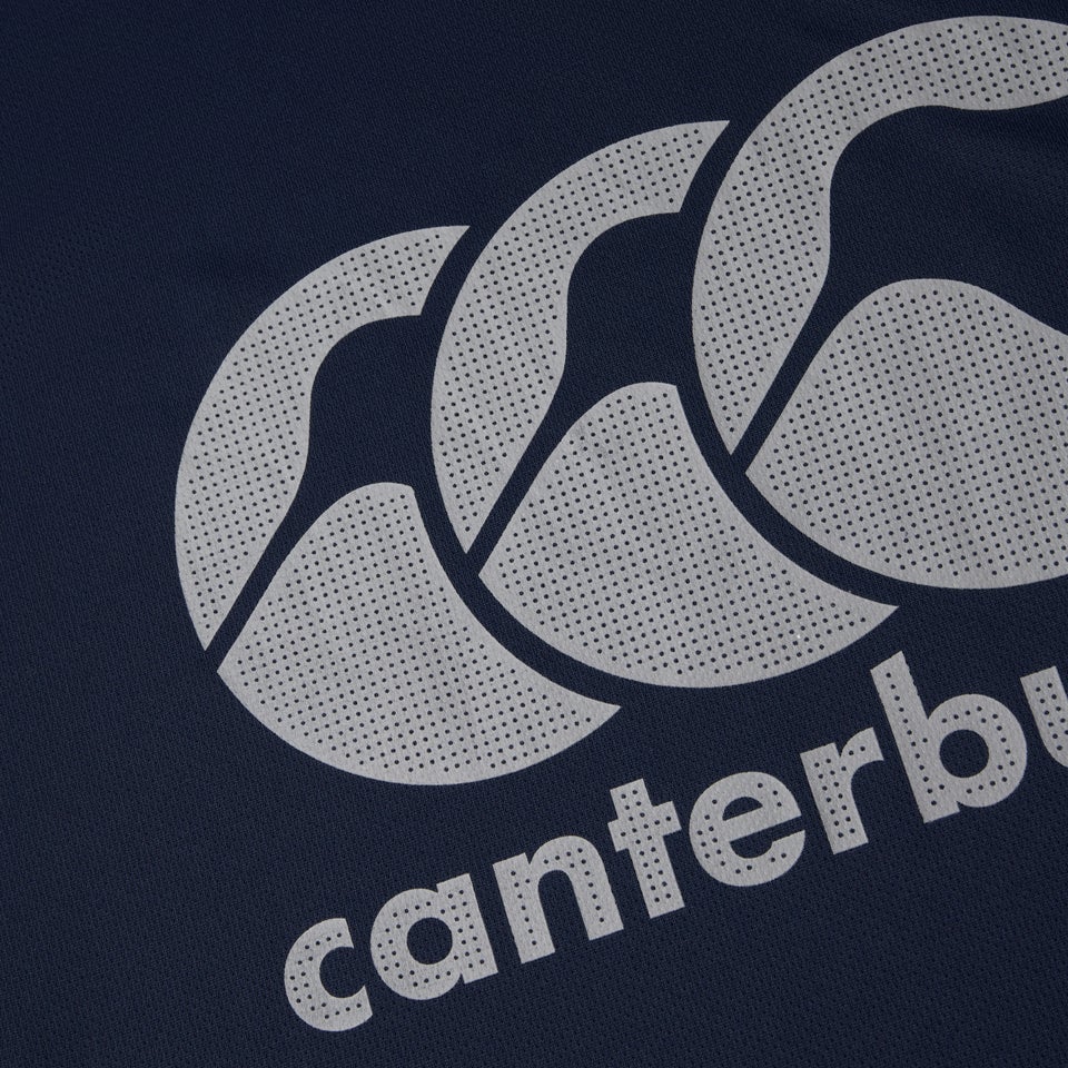 CANTERBURY CORE VAPODRI LARGE LOGO T NAVY