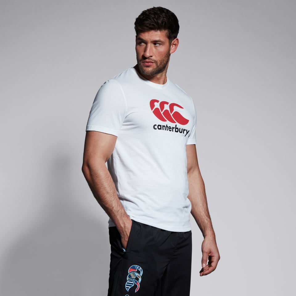 CANTERBURY CCC LOGO TEE WHITE/RED/BLAC