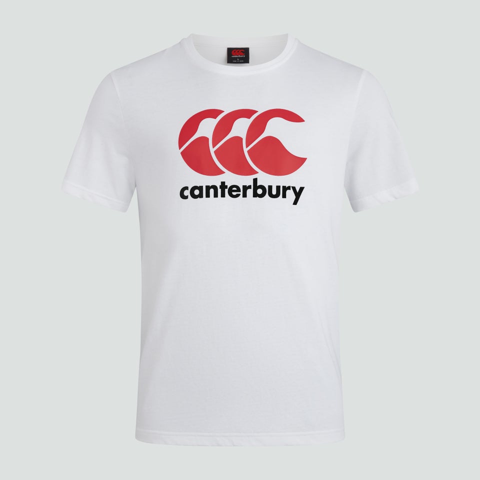 CANTERBURY CCC LOGO TEE WHITE/RED/BLAC