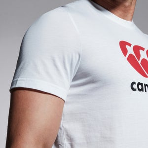 CANTERBURY CCC LOGO TEE WHITE/RED/BLAC