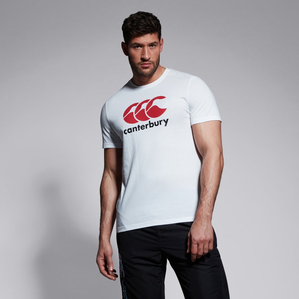 Mens CCC Logo Tee White