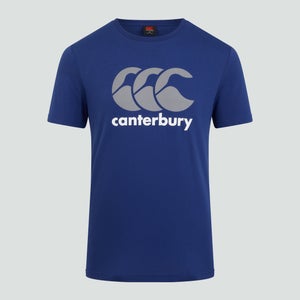 MENS CCC LOGO TEE BLUE - XS