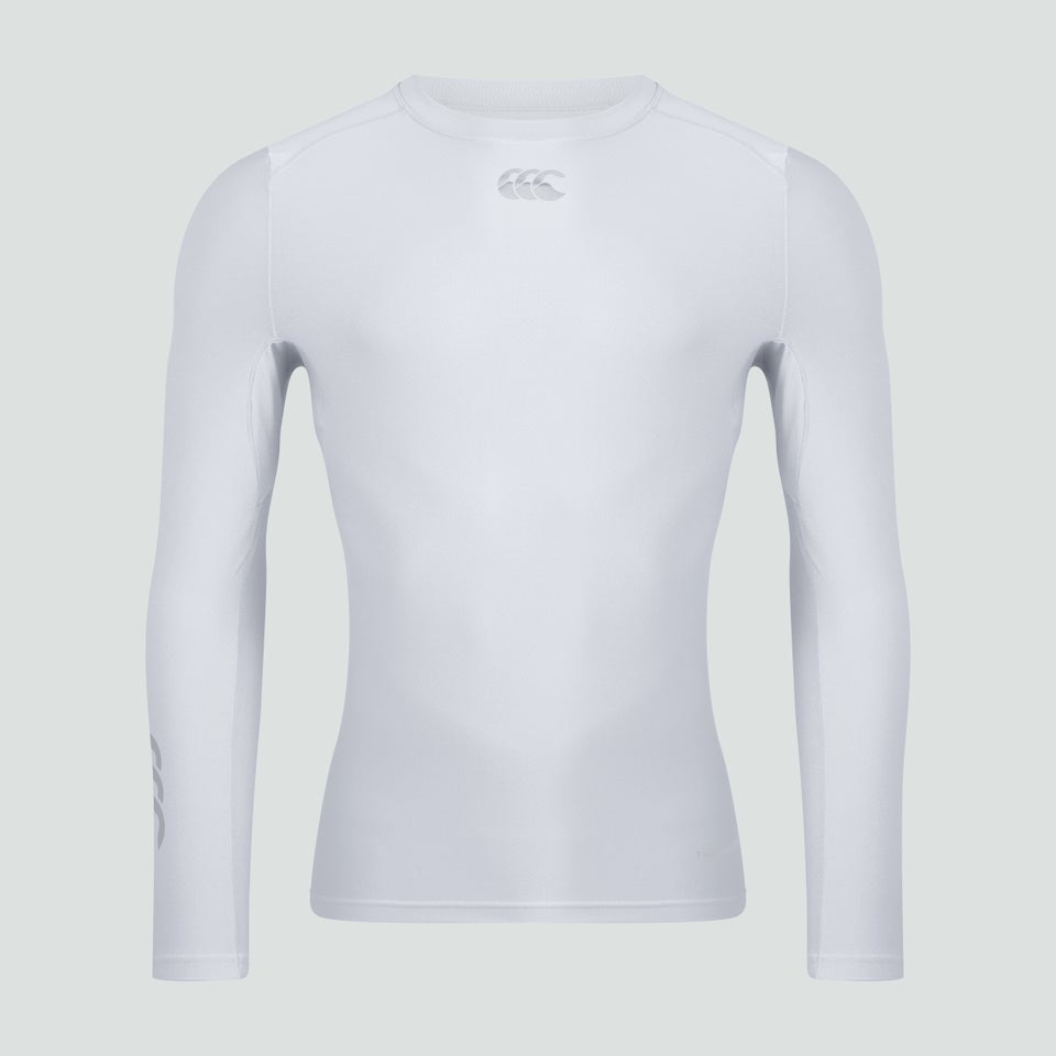 Mens Thermoreg Long Sleeved Top White
