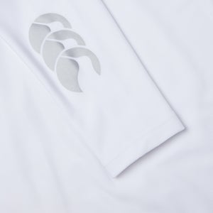 Mens Thermoreg Long Sleeved Top White