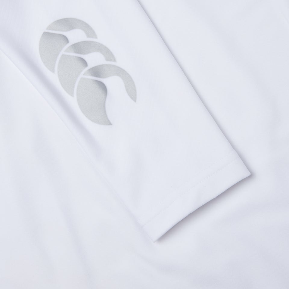 Mens Thermoreg Long Sleeved Top White