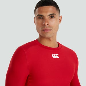 Mens Thermoreg Long Sleeved Top Red