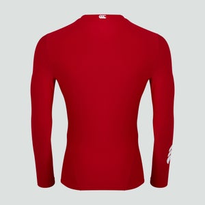 CANTERBURY THERMOREG LONG SLEEVE TOP FLAG RED