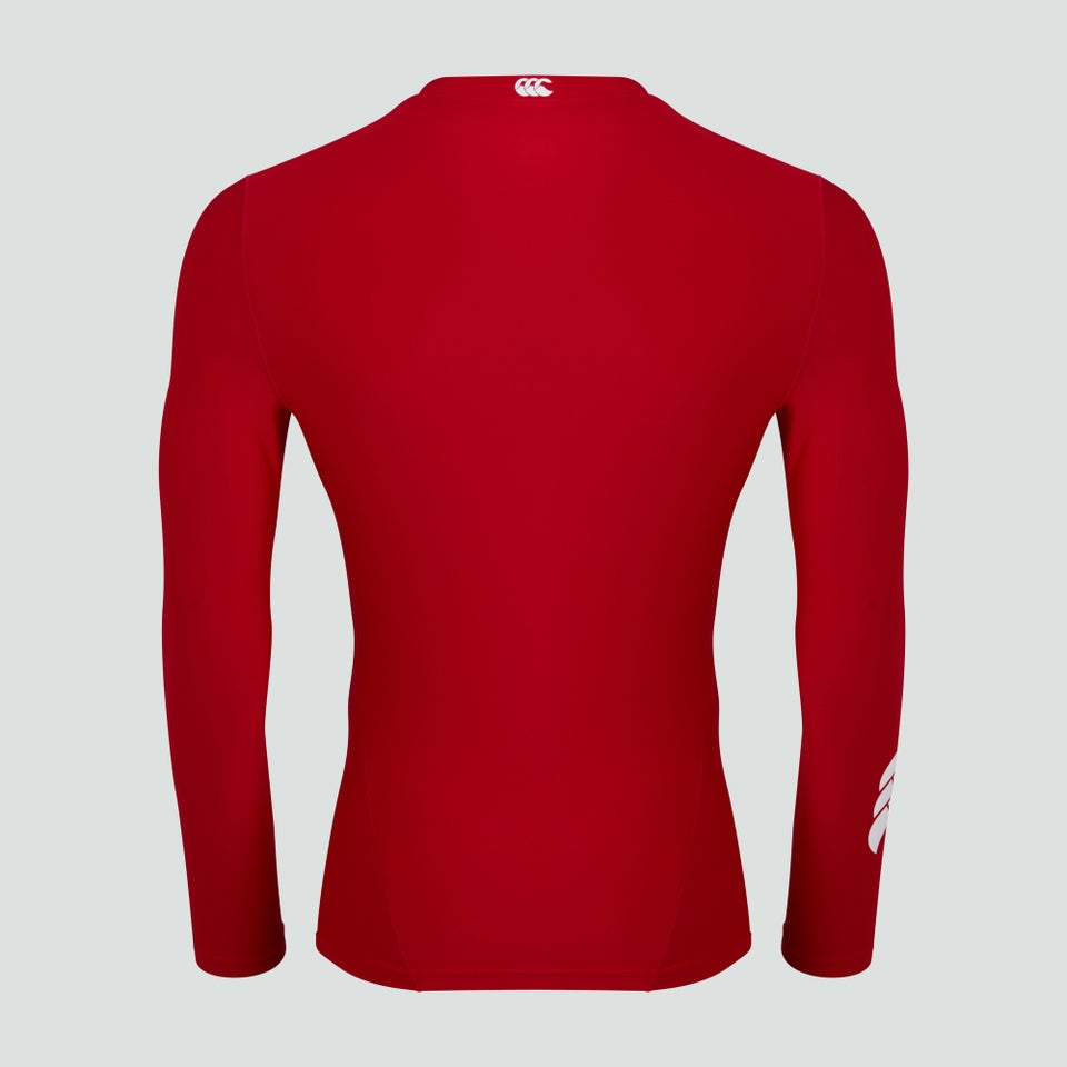 CANTERBURY THERMOREG LONG SLEEVE TOP FLAG RED
