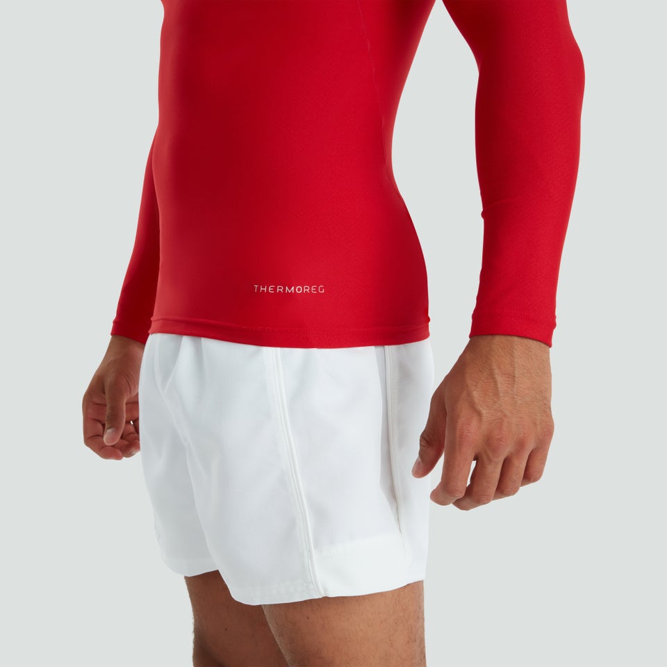 CANTERBURY THERMOREG LONG SLEEVE TOP FLAG RED
