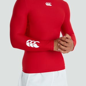 CANTERBURY THERMOREG LONG SLEEVE TOP FLAG RED