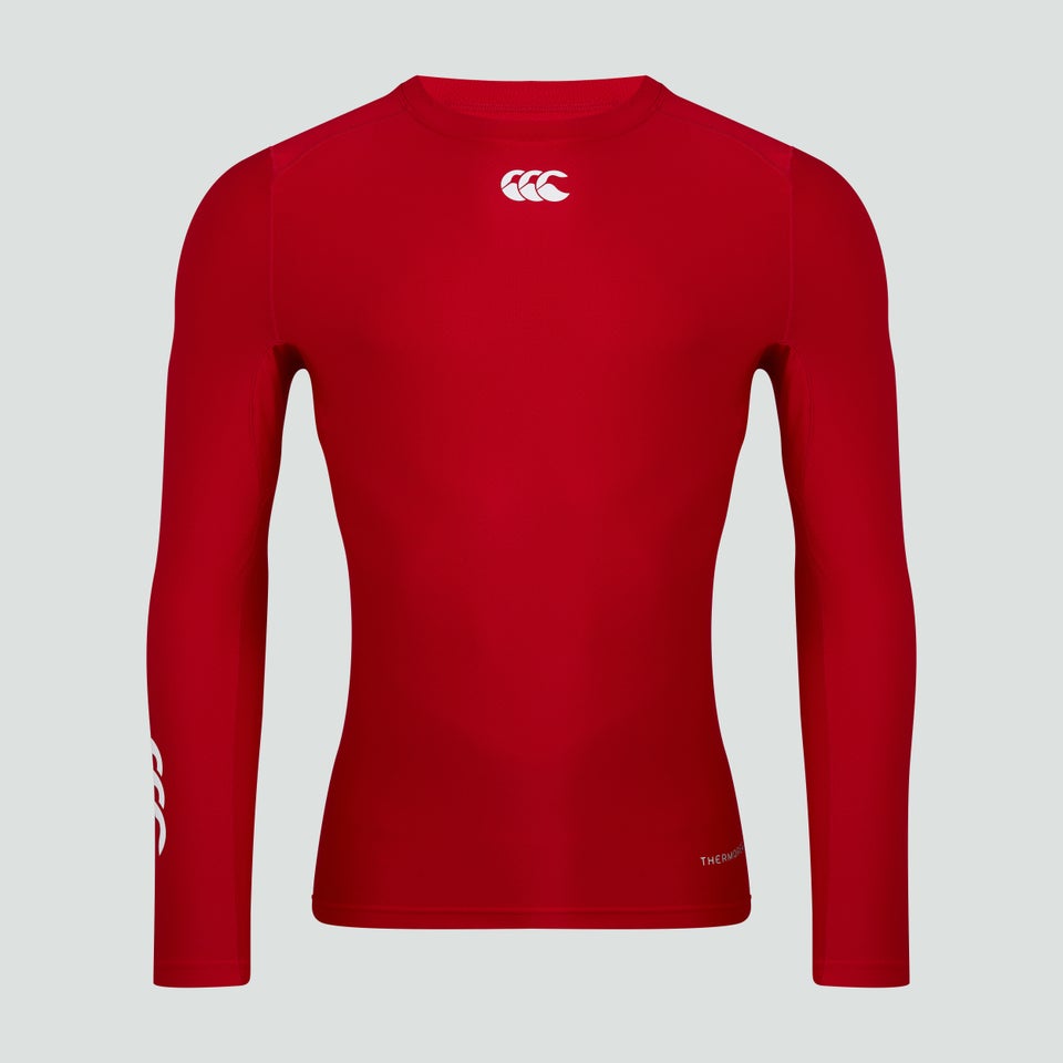 Mens Thermoreg Long Sleeved Top Red