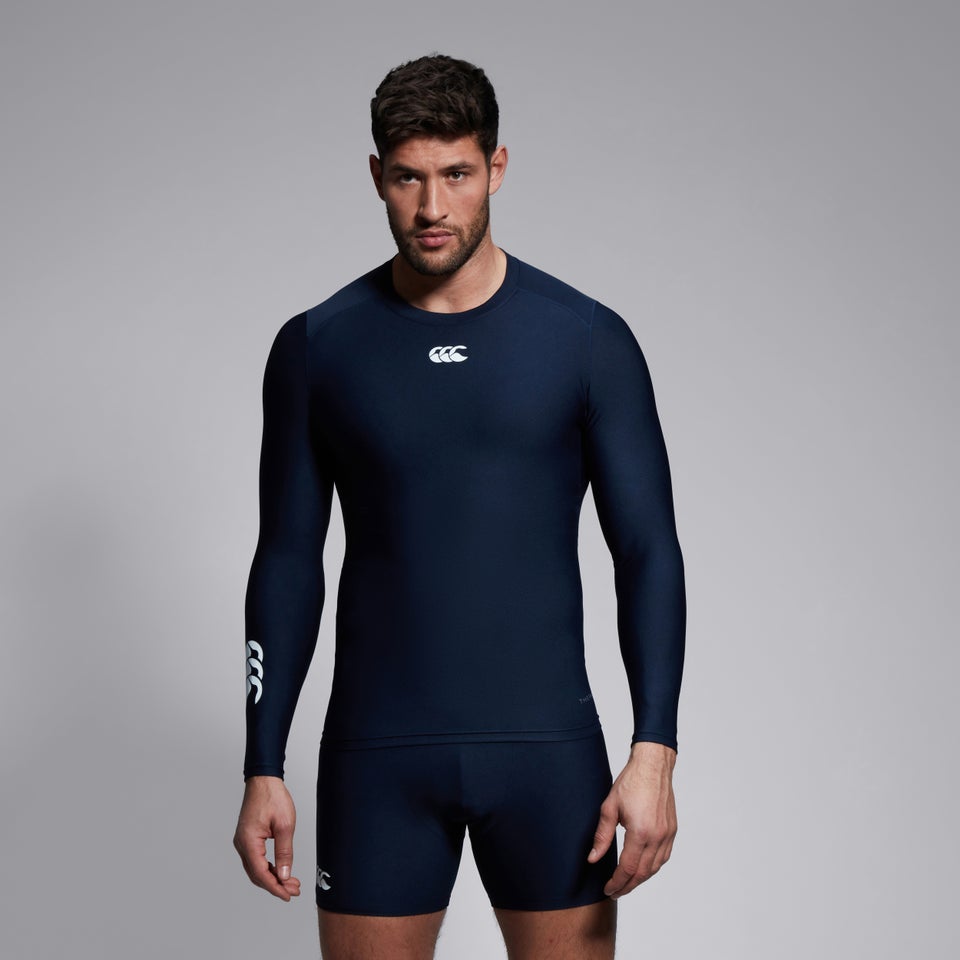 Mens Thermoreg Long Sleeved Top Navy