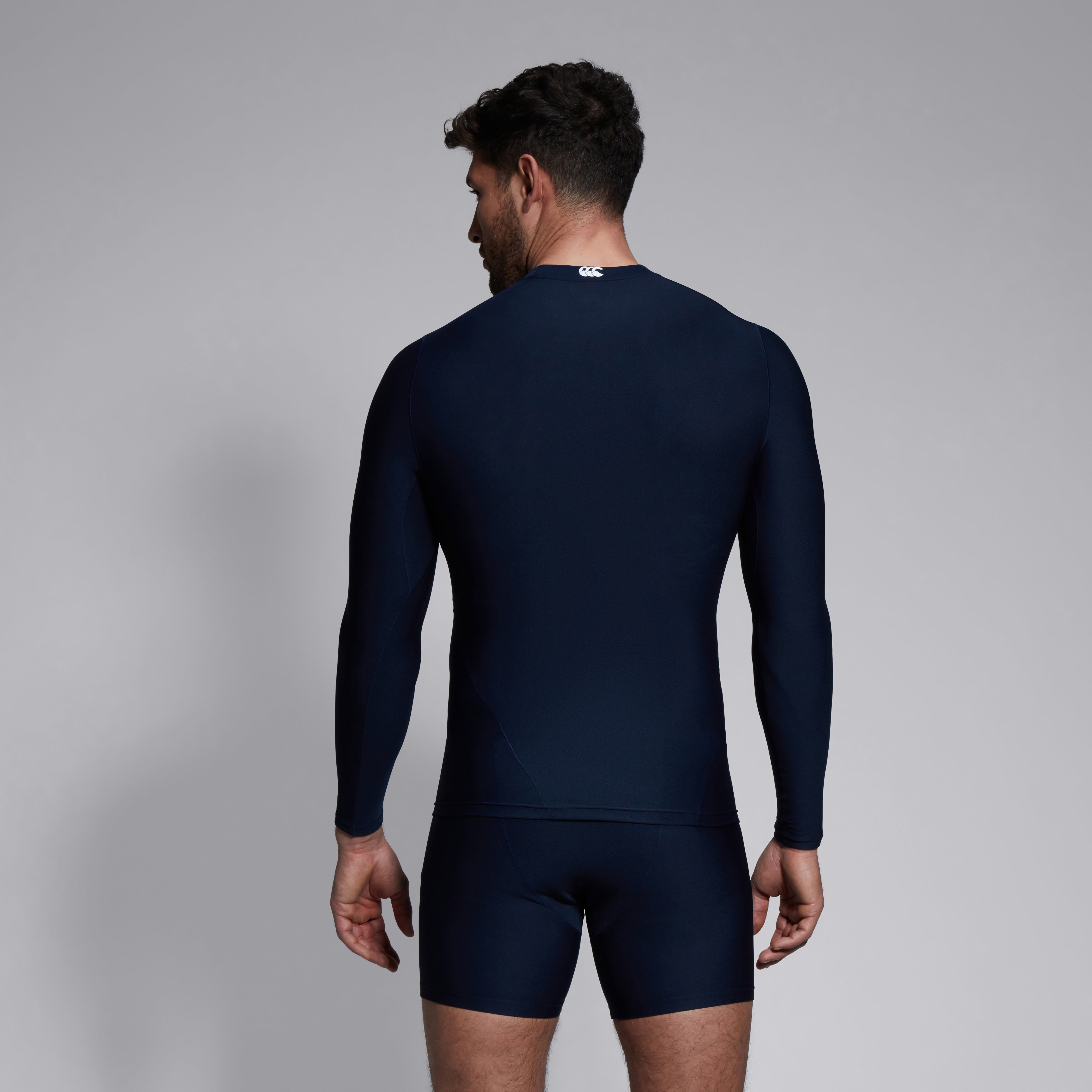 Mens Thermoreg Long Sleeved Top Navy | Canterbury