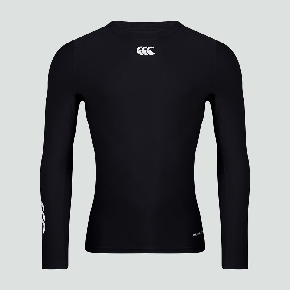 Mens Thermoreg Long Sleeved Top Black