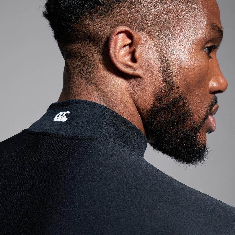 CANTERBURY THERMOREG TURTLE LONG SLE BLACK