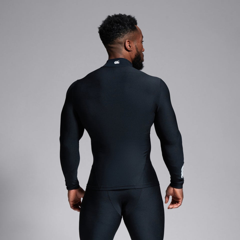 CANTERBURY THERMOREG TURTLE LONG SLE BLACK