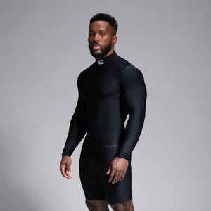 CANTERBURY THERMOREG TURTLE LONG SLE BLACK