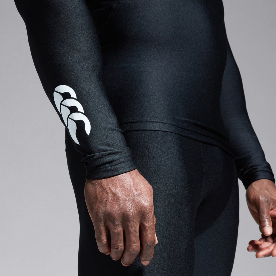 Mens Thermoreg Turtle Long Sleeved Top Black