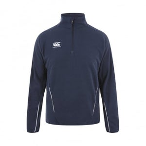 Mens Team 1/4 Zip Micro Fleece Navy