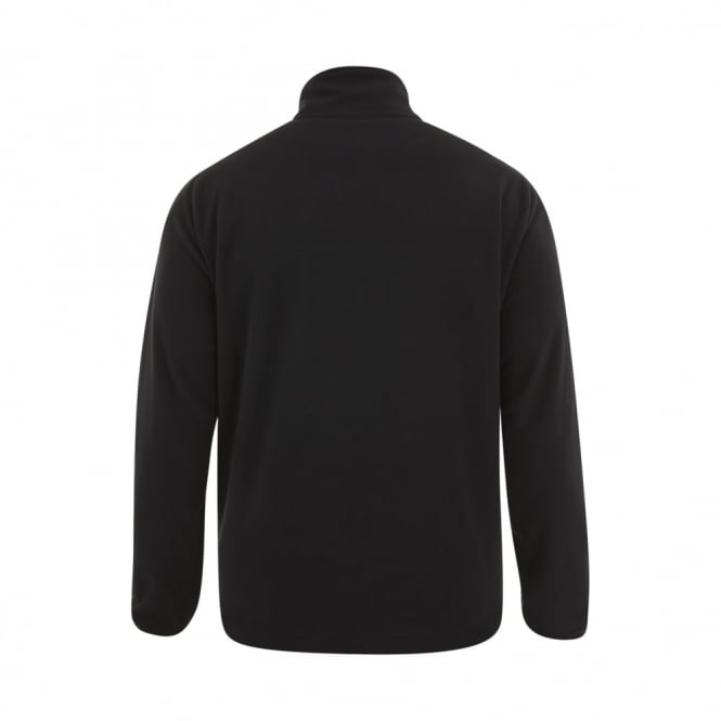 Mens Team 1/4 Zip Micro Fleece Black