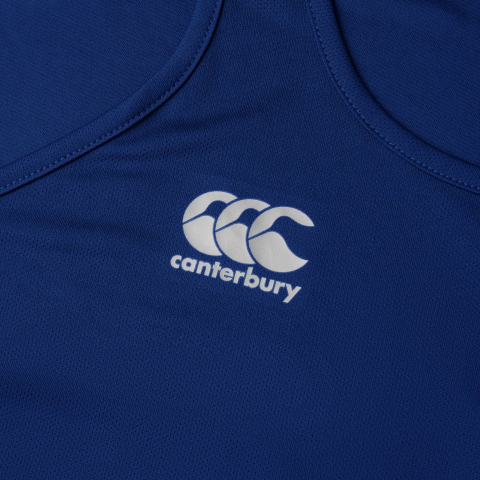 Mens Core Vapodri Poly Singlet Blue