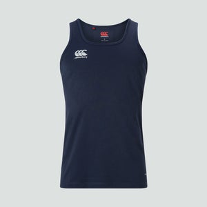Mens Core Vapodri Poly Singlet Navy